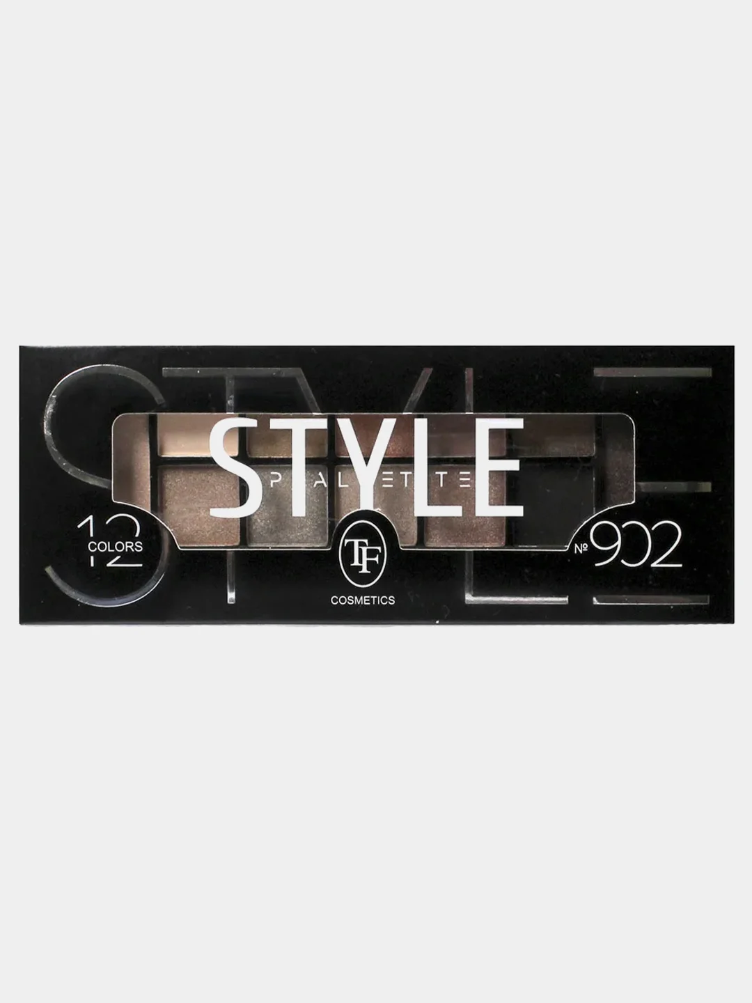 Палетка теней для век STYLE PALETTE EYESHADOW, тон 902 "Коричнево-бежевый нюд"