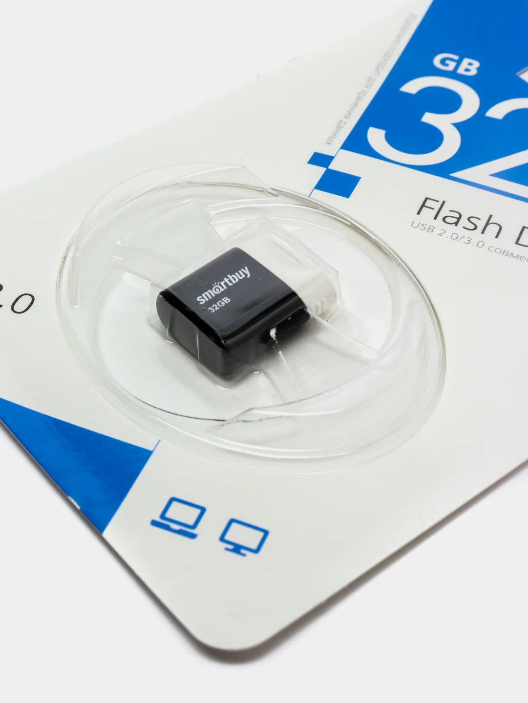 Черный флешка 8, 16, 32, 64 Гб USB SmartBuy Lara