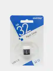 Черный флешка 8, 16, 32, 64 Гб USB SmartBuy Lara