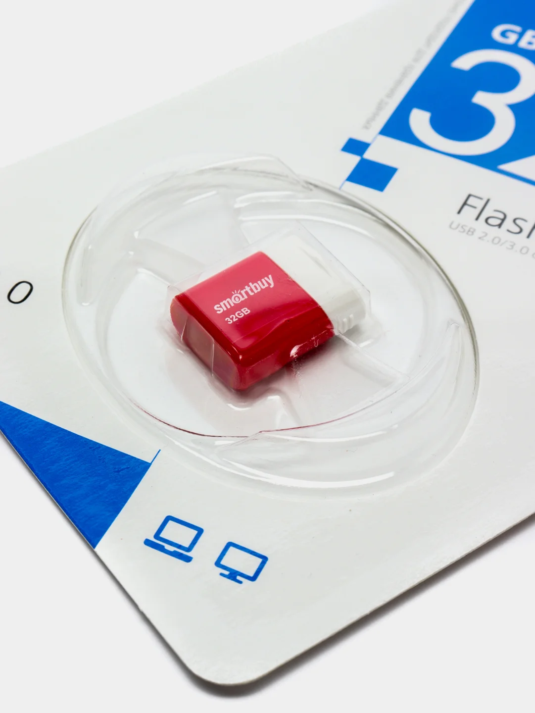 Синий флешка 8, 16, 32, 64 Гб USB SmartBuy Lara