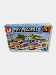 Черный конструктор MY WORLD "Майнкрафт" (Minecraft), 4 вида, 125-136 деталей