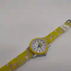 Желтый детские наручные кварцевые часы