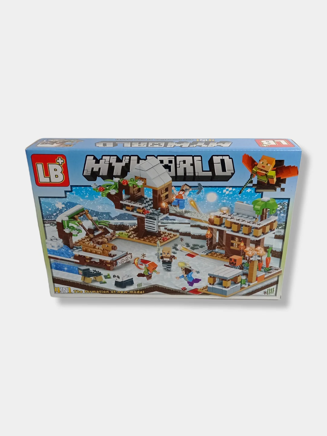 Конструктор MY WORLD "Майнкрафт" (Minecraft), 4 вида, 125-136 деталей
