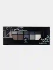 Палитра теней для век из 12 цветов COLOR PALETTE EYESHADOW PERAL & MATTE 3 вида