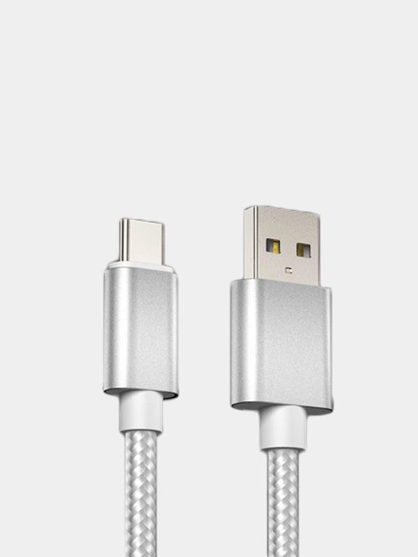 Кабель microUSB, Type-C, Lightning для зарядки и передачи данных