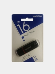 Флеш-память SmartBuy Crown 16Gb USB 2.0 черная