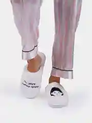 Тапочки домашние белые, 2 вида