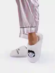 Тапочки домашние белые, 2 вида