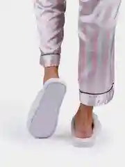 Тапочки домашние белые, 2 вида