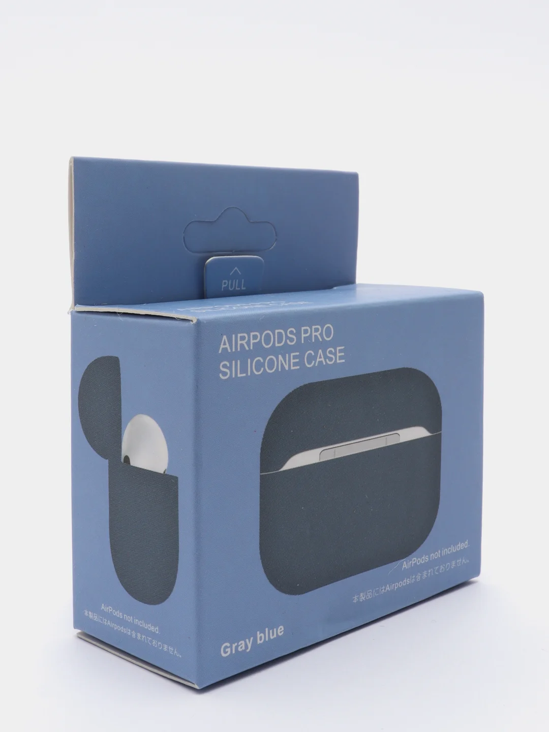 Синий силиконовый чехол для наушников AirPods Pro