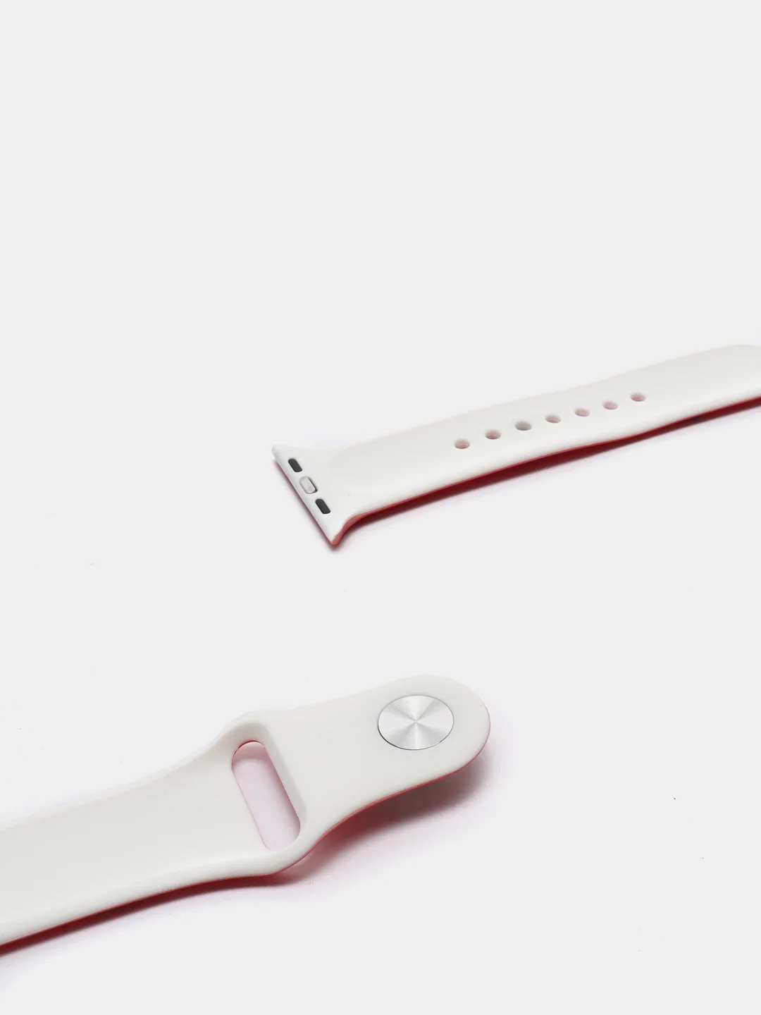 Хаки ремешок силиконовый с рисунком для Apple Watch
