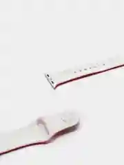 Хаки ремешок силиконовый с рисунком для Apple Watch