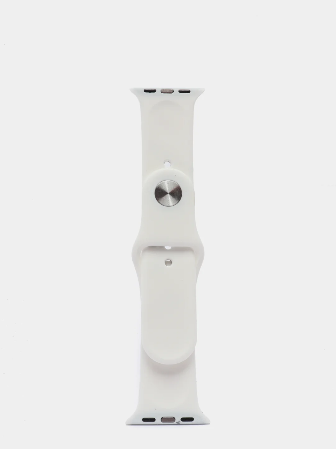 Терракотовый ремешок силиконовый с рисунком для Apple Watch