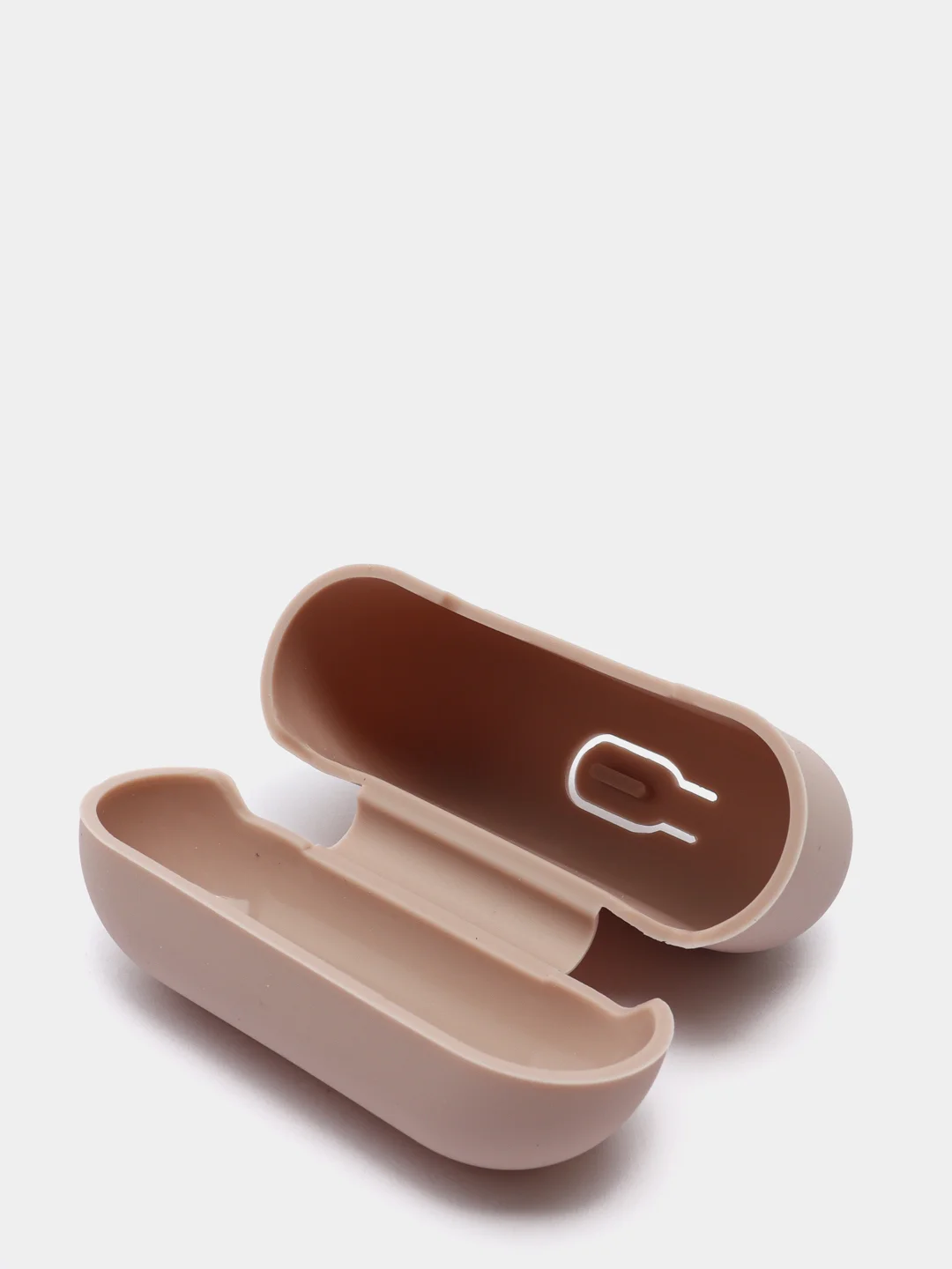 Багровый силиконовый чехол для наушников AirPods Pro