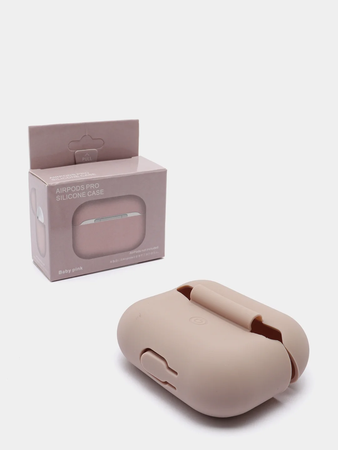 Багровый силиконовый чехол для наушников AirPods Pro