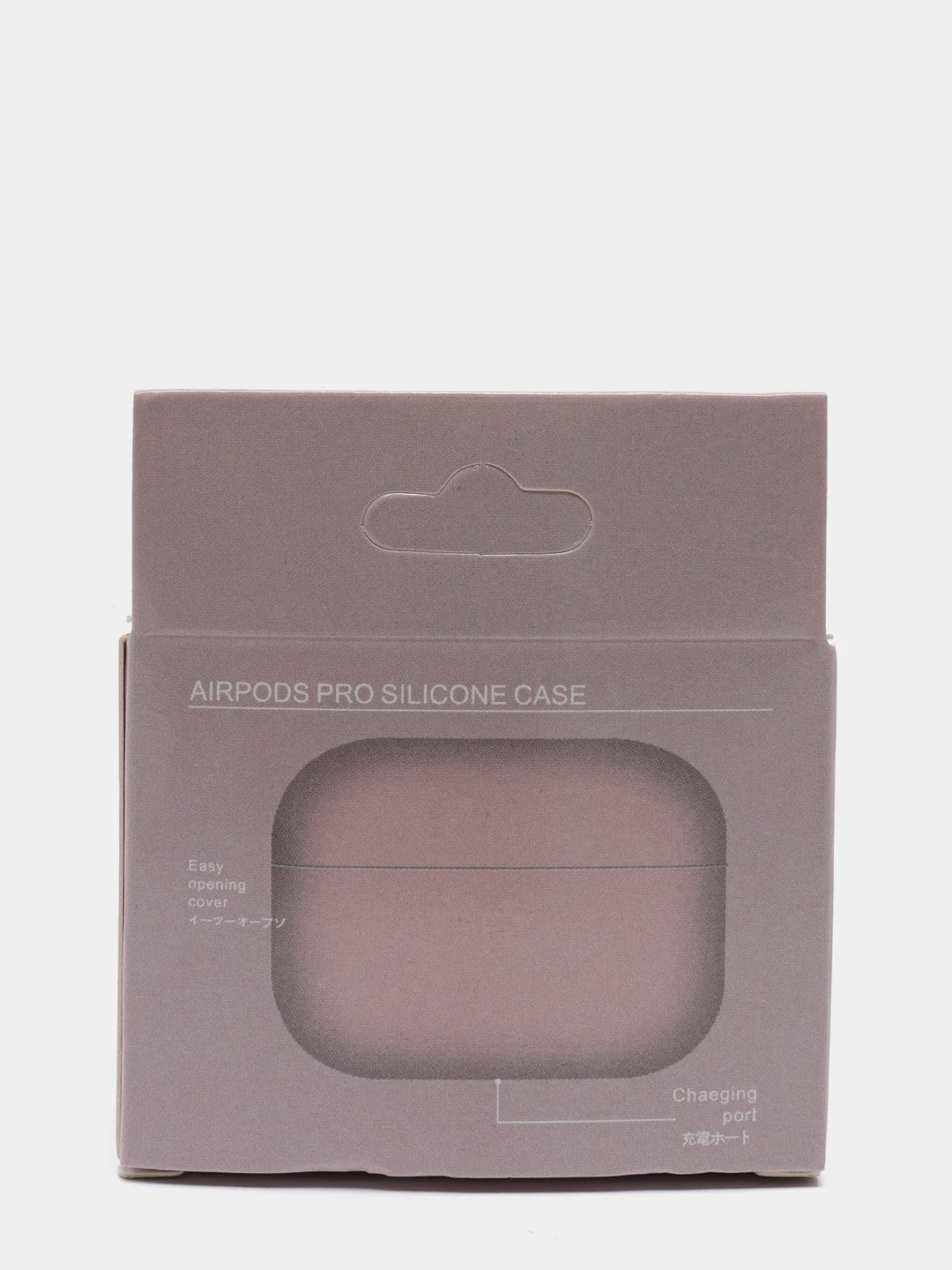 Багровый силиконовый чехол для наушников AirPods Pro