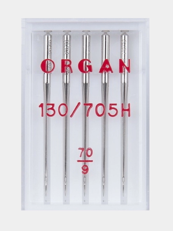 Иглы для швейных машин ORGAN Универсальные №70 5 шт. в пенале