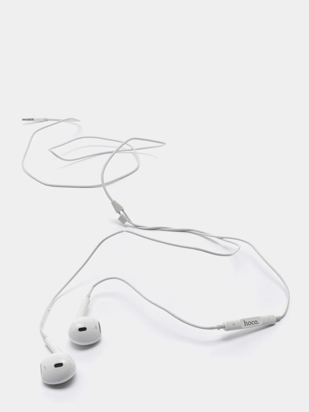 Белый наушнинки с микрофоном Hoco M1 Max (3.5mm/Type-C/Lightning)