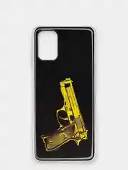 Золотой чехол Samsung Galaxy M31s, Самсунг Галакси М31с с рисунком