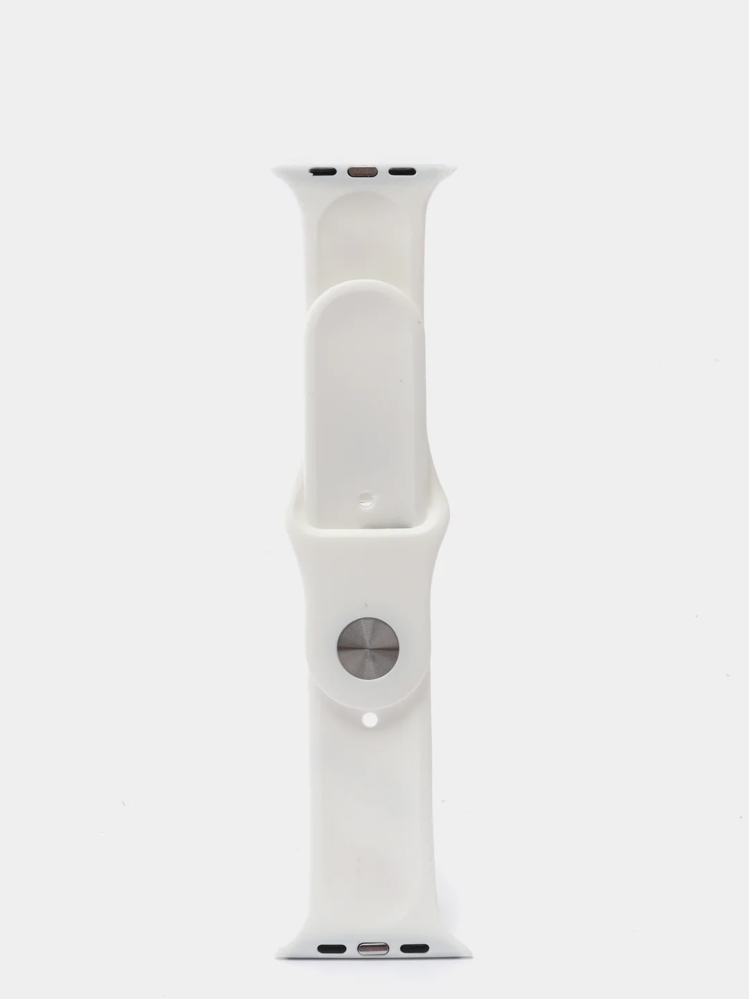 Терракотовый ремешок силиконовый с рисунком для Apple Watch