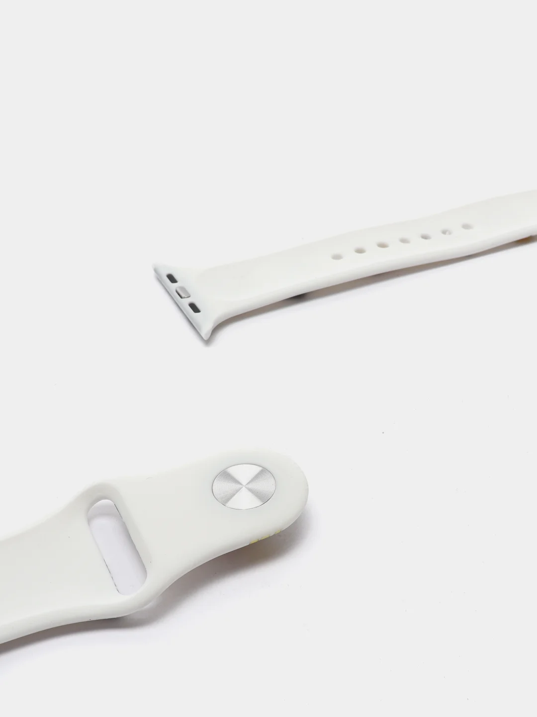 Терракотовый ремешок силиконовый с рисунком для Apple Watch