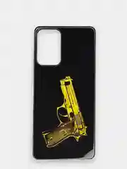 Золотой чехол Samsung Galaxy A72, Самсунг Галакси А72 силиконовый с рисунком