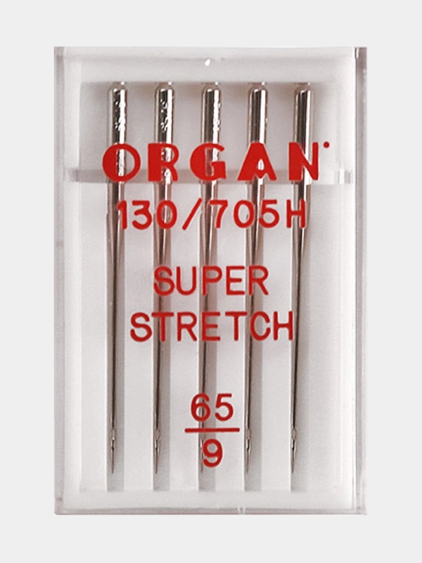 Иглы для швейных машин ORGAN Супер Стрейч №65 5 шт. в пенале