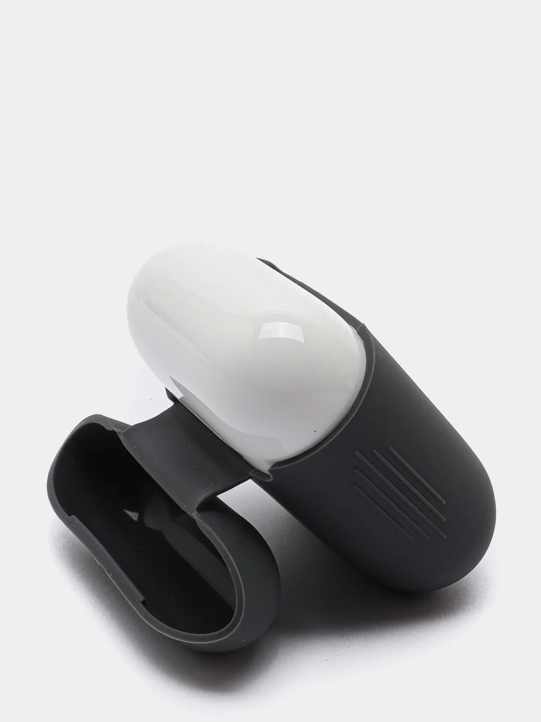 Угольный силиконовый чехол для Apple AirPods 1 / 2