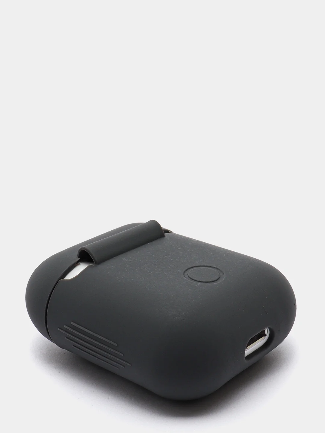 Угольный силиконовый чехол для Apple AirPods 1 / 2