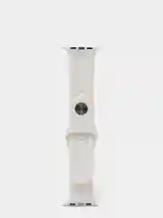 Бежевый ремешок силиконовый с рисунком для Apple Watch