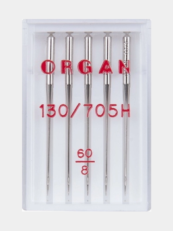 Иглы для швейных машин ORGAN Универсальные №60 5 шт. в пенале