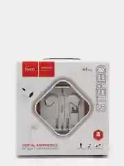 Белый наушнинки с микрофоном Hoco M1 Max (3.5mm/Type-C/Lightning)