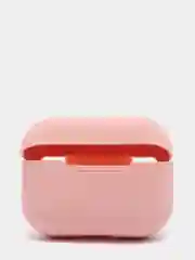 Розовый силиконовый чехол для наушников AirPods Pro
