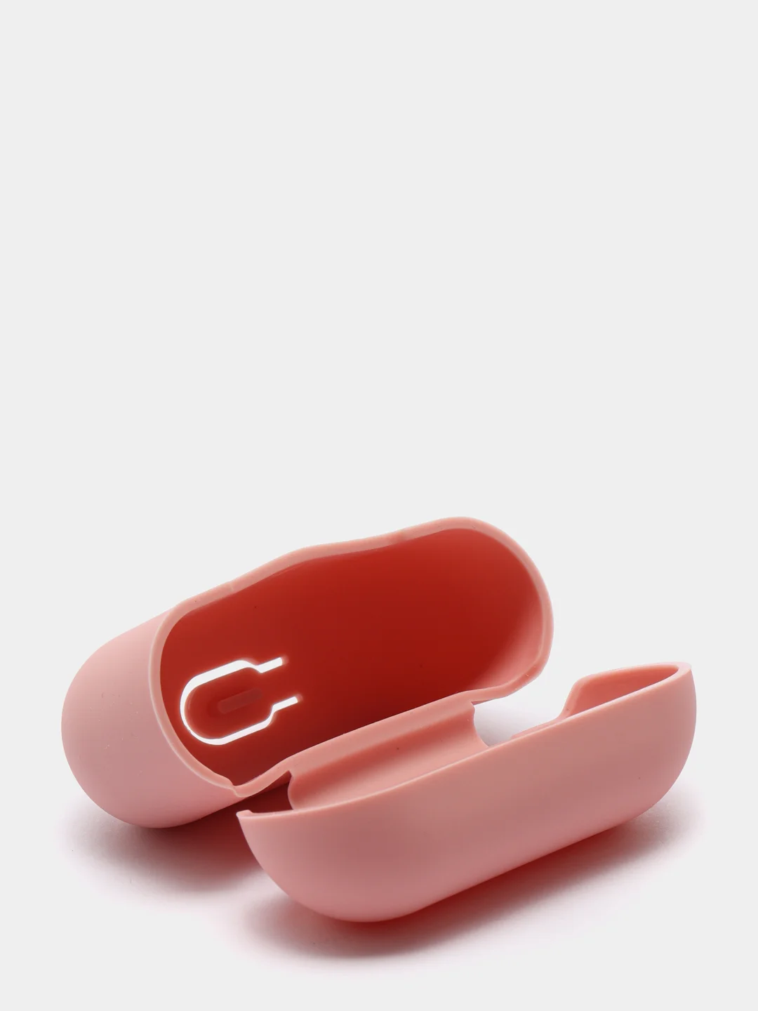 Розовый силиконовый чехол для наушников AirPods Pro