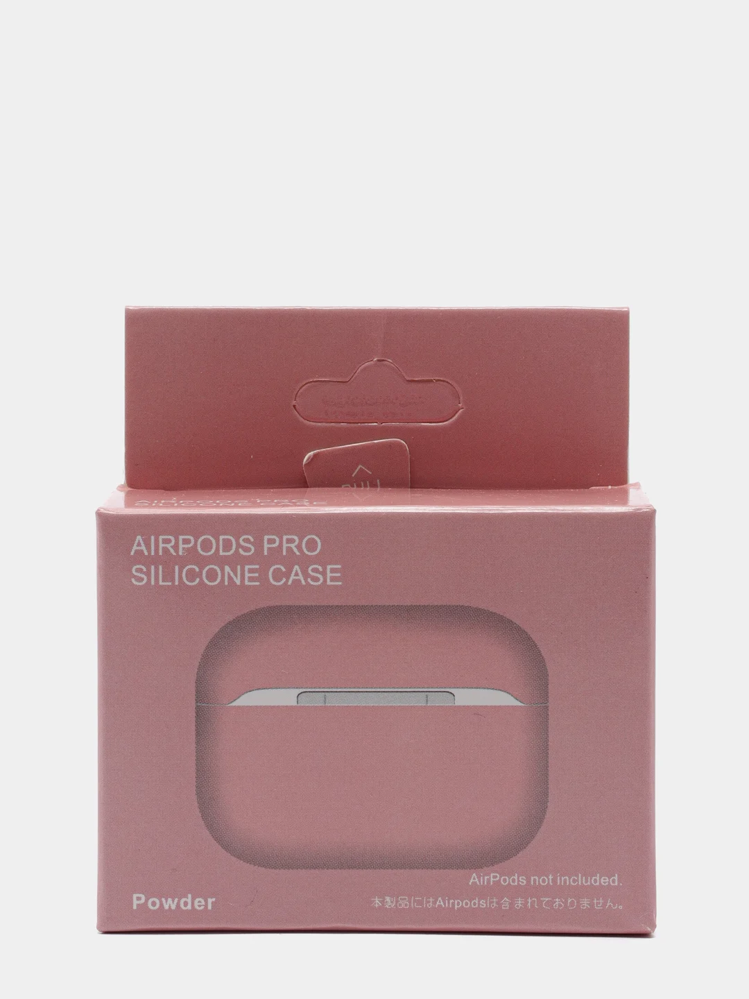 Розовый силиконовый чехол для наушников AirPods Pro