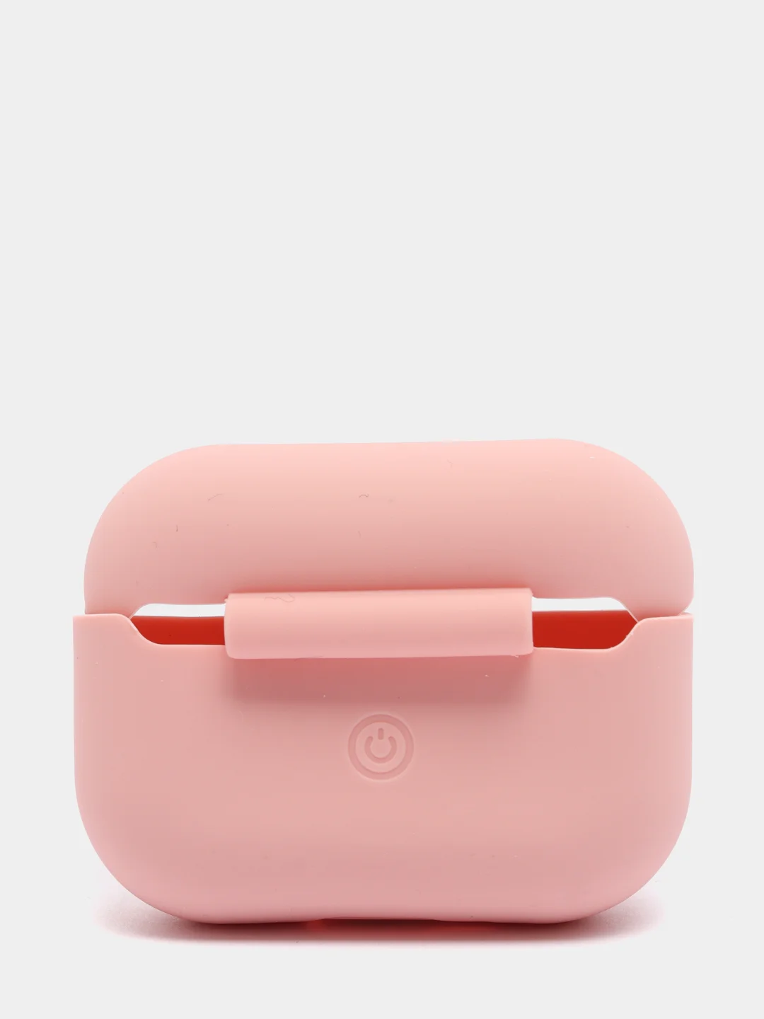 Розовый силиконовый чехол для наушников AirPods Pro