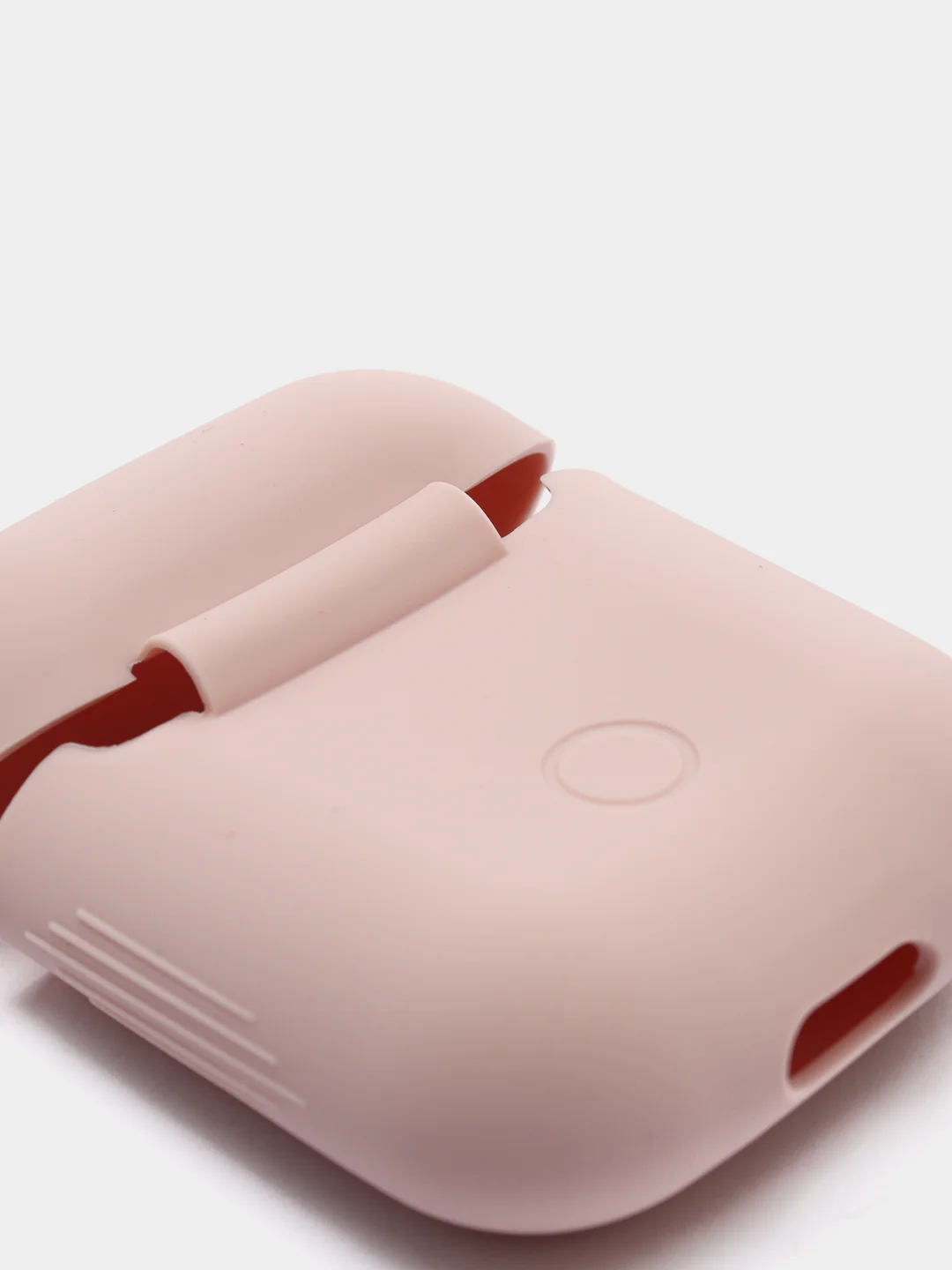 Бежевый меланж силиконовый чехол для Apple AirPods 1 / 2