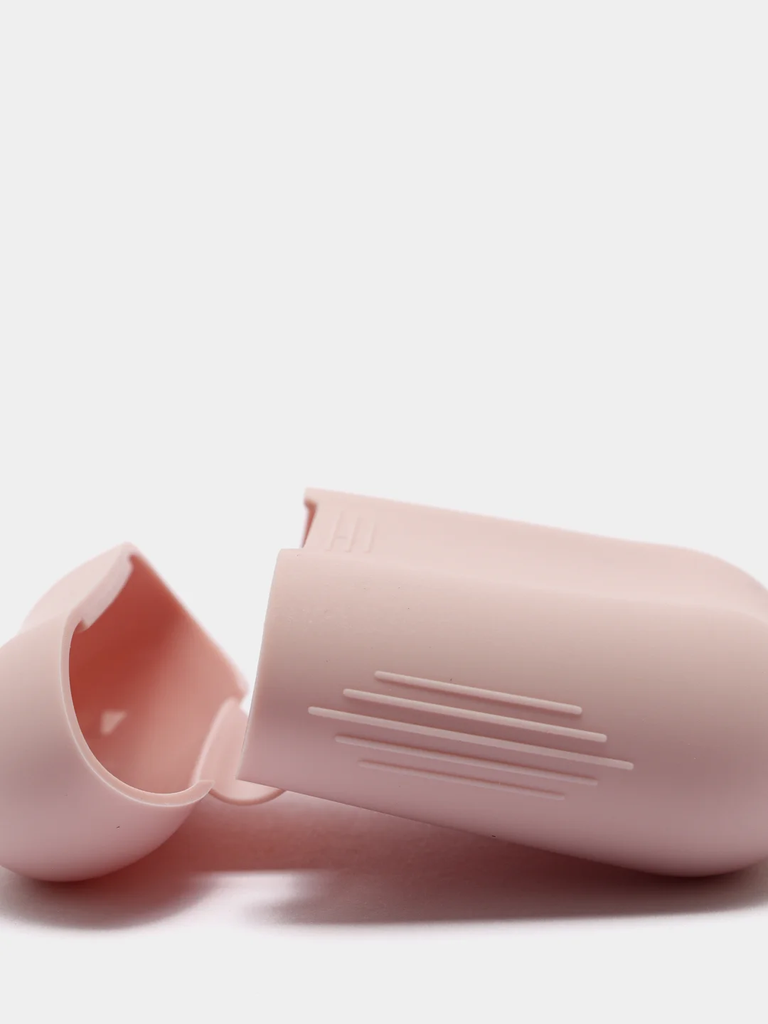 Бежевый меланж силиконовый чехол для Apple AirPods 1 / 2