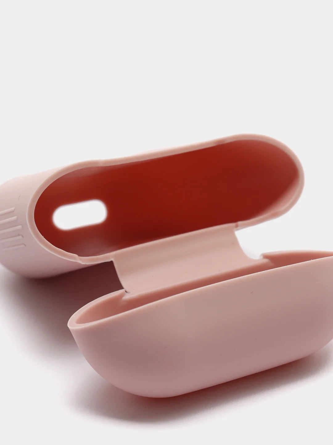 Бежевый меланж силиконовый чехол для Apple AirPods 1 / 2