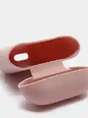 Бежевый меланж силиконовый чехол для Apple AirPods 1 / 2
