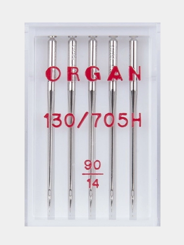 Иглы для швейных машин ORGAN Универсальные №90 5 шт. в пенале