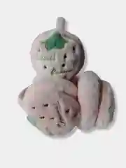 Розовый наушники утепленные детские, меховые, пушистые