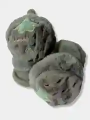 Серый наушники утепленные детские меховые