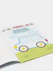 Раскраска Рисуем пальчиками. Транспорт, 16 стр., от 1 годика