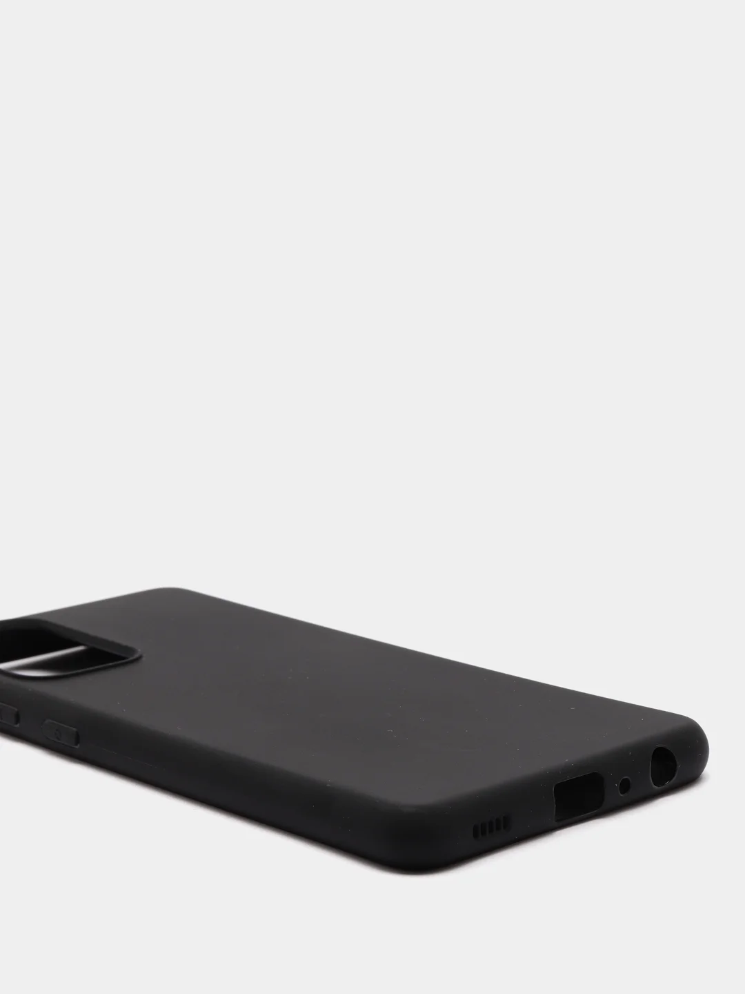 Черный чехол силиконовый для Samsung Galaxy A72 ( Самсунг А72)
