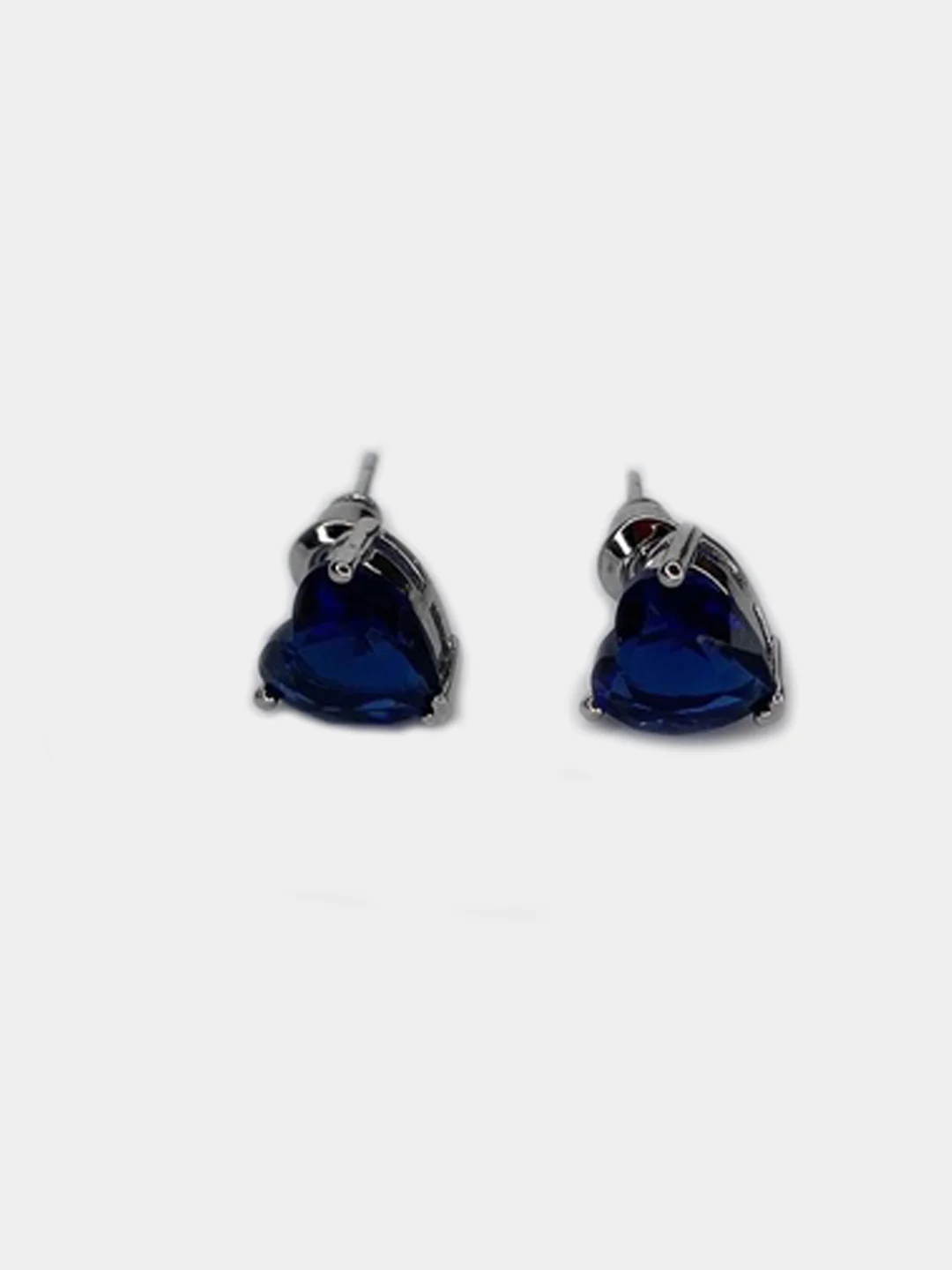 Индиго серьги гвоздики для девочки женские арт 12325