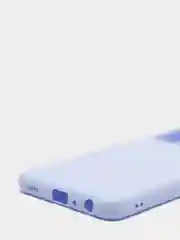 Голубой чехол силиконовый для Samsung Galaxy A72 ( Самсунг А72)