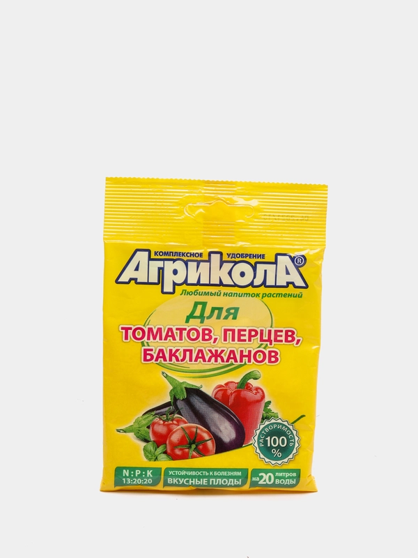 Комплексное удобрение Агрикола для томатов, перцев, баклажанов 50 гр