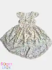 Лимонный легкое платье для девочек/ Детское платье на праздник 2-8 лет