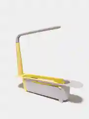 Желтый телескопическая полка для раковины